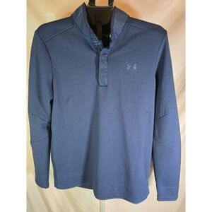 Under Armour Sweater Mens M Medium Blue Golf Lightweight Casual Adult